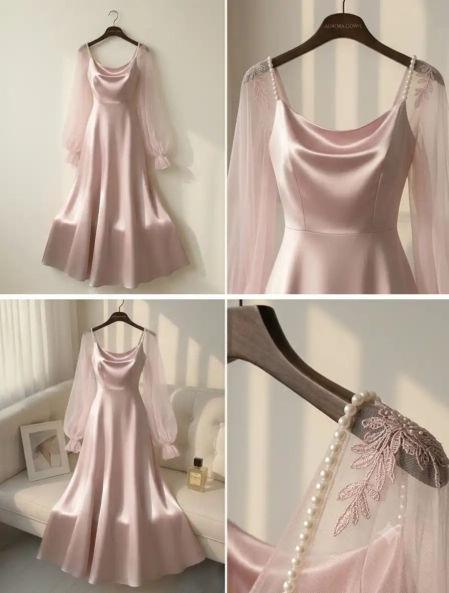 Vestido en Satín
