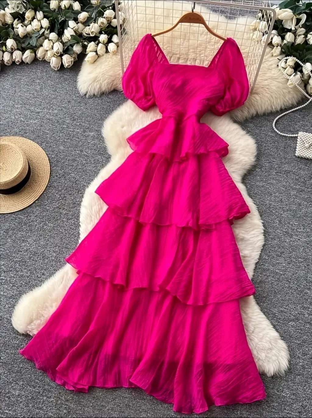 vestido en capas