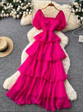 vestido en capas