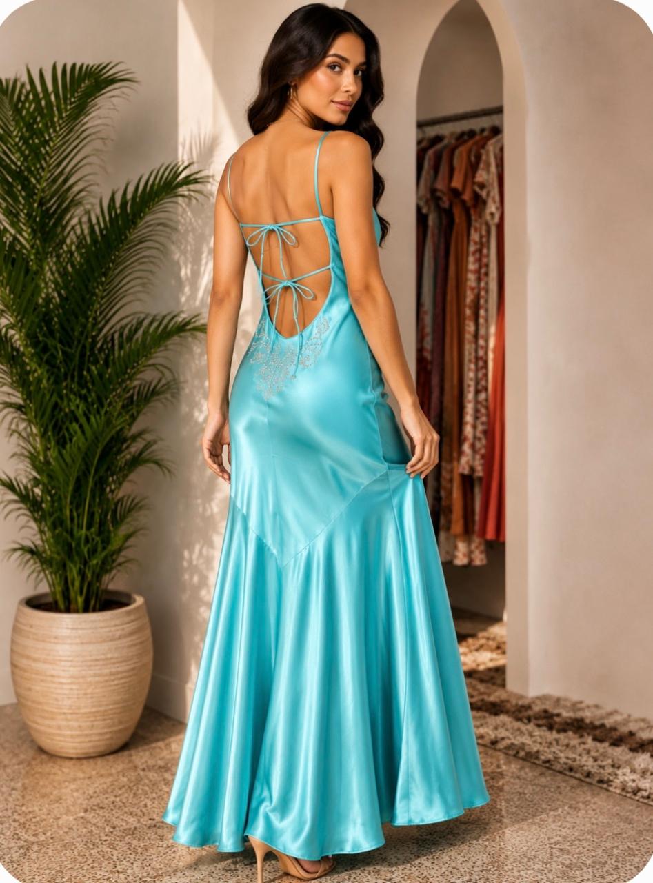 Turquesa satin