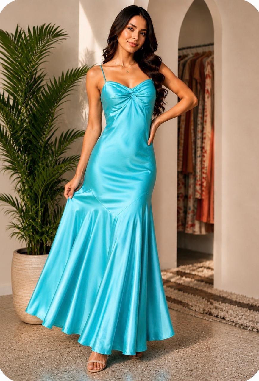 Turquesa satin