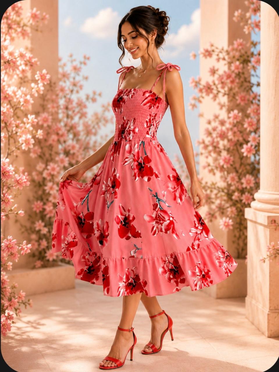Vestido floreado