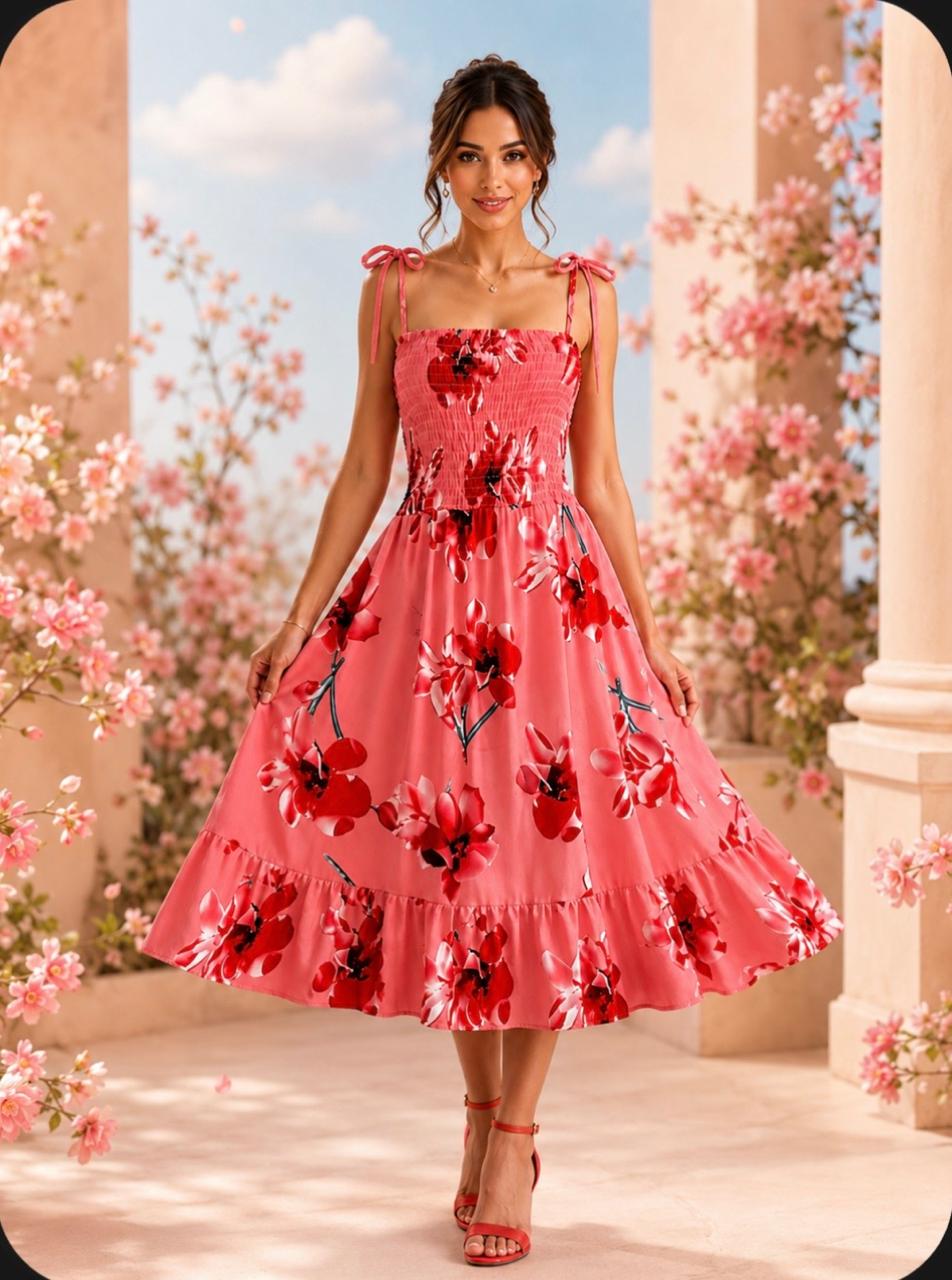 Vestido floreado