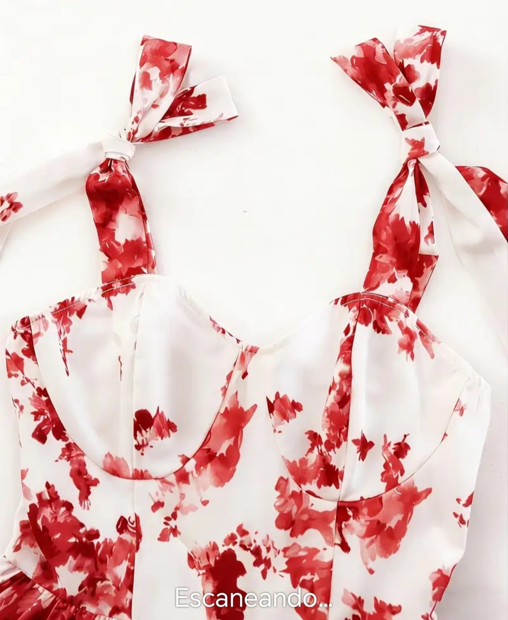 Vestido Estampado Rojo