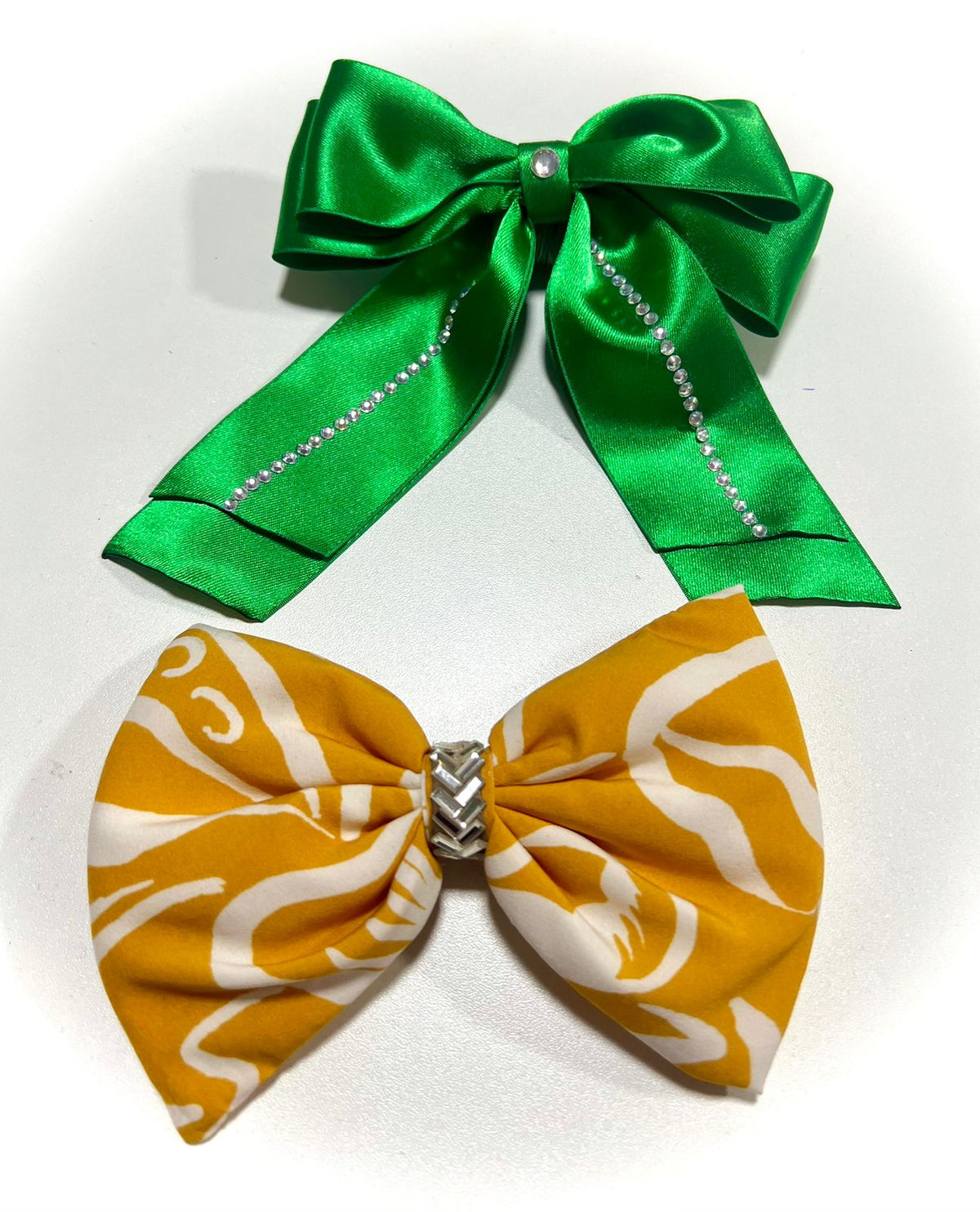 Lazo Coquette Verde- Amarillo