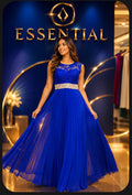 Vestido elegante azul